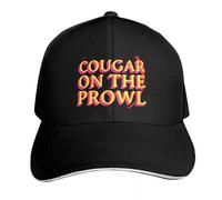 Casquette de Baseball Polyvalente Classique Cougar on The Prowl Casquette de pêche Casquette personnalisée Chapeau de Soleil pour Les Enfants Hommes Femmes PLeisure Cadeaux de Sport