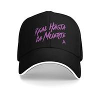Casquette de Baseball Polyvalente Classique été Casual Rappeur Anuel AA Real Hasta La Muerte Gym Trucker Hat pour Les Hommes de Haute qualité Street Style PLeisure Cadeaux de Sport
