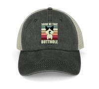 Casquette de Baseball Polyvalente Classique Montrez-Moi Que Trou du Cul Mode Plage Visière Chapeau de Soleil pour Les Enfants pour Homme Femmes PLeisure Cadeaux de Sport