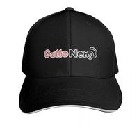Casquette de Baseball Polyvalente Classique Neo The World Ends with You - Gatto Nero Grande Taille Chapeau Alpinisme Amusant Chapeaux Homme Femmes PLeisure Cadeaux de Sport