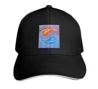 Casquette de Baseball Polyvalente Classique Twin Flames- Twin Flame Art Painting thé Chapeau personnalisé Chapeau à la Mode Chapeau Homme Luxe Designer Homme Femmes PLeisure Cadeaux de Sport