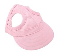 Casquette de Baseball pour Chien rglable Sport Cap extrieure avec Protection Contre Le Soleil, Design Visor, Chapeau pour Chiens Actifs, rglable et Confortable, avec Oreilles Trous (LRose)