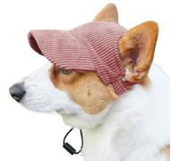 Casquette de baseball pour chiens | Casquette de protection solaire pour chiots - Design léger et réglable avec ouvertures pour les oreilles pour petits moyens et grands chiens - Sports de plein air