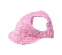 Casquette de Baseball pour Chiens de Petite et Moyenne Taille, idéale pour l'extérieur, la Plage et Les activités de Plein air. Elle est dotée de Trous pour Les Oreilles et d'une Sangle (E, One Size)