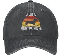 Casquette De Baseball Pour Femmes, Chapeau D'amoureux Des Chiens, J'adorerais, Mais Mon Chien N'a Pas Dit, Casquette Graphique