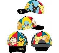 Casquette de Baseball pour Garçon en Licence, Casquette de Baseball Réglable pour Garçon - Casquette Enfant Chapeau Visière Confortable (FR/ES, Âge, Taille Unique, Casquette Pokemon - A)