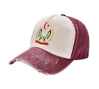 Casquette de Baseball pour Homme, Armoiries du Sahara Occidental Anti-Soleil Baseball Cap Esprit National Vintage Coton Basecap, Réglable Casquettes Sport Extérieur Sunhat Chapeau