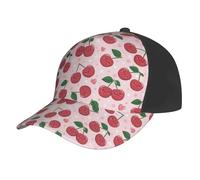 Casquette de baseball pour homme et femme - Mignon Berry Star rose réglable - Chapeau de baseball - Chapeau de camionneur pour femme et homme