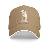 Casquette de Baseball pour Homme lavée J’Aime Mon café comme j’Aime ma Magie Sports Snapback Caps Papa Chapeau Le Matin Rituel Dessin Animé Chapeaux de Golf
