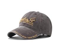 Casquette de baseball pour homme, New Orleans Make Old Trend Classic Cotton Outdoor Cap Unisexe Casquettes de baseball Cadeaux Papa Truck Driver Hat, Couleur café., Large