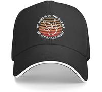 Casquette De Baseball Pour Hommes, Chapeau Graphique Pour Amoureux De Bowling, Mon Esprit Est Dans La Gouttière, Mais Mes Balles Ne Sont Pas