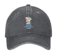 Casquette de Baseball pour Hommes Drôle Blueys Annnnd Pourquoi Devrais-Je m’en Soucier Cartoon Casquette de Baseball lavée Hip Hop Papa Chapeaux Été Unisexe Hommes Tennis Skate Snapback Cap Cadeau
