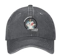Casquette de Baseball pour Hommes Drôle Blueys Unicorse Pourquoi Devrais-Je m’en Soucier Casquette de Baseball lavée Vintage Hip Hop Chapeaux d’été Hommes Femmes Running Sunshade Snapback Cap Cadeau
