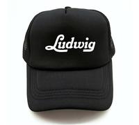 Casquette de Baseball pour Hommes en Plein air Ludwig Drums Trucker Cap Hommes Cool Ludwig Drums Instrument de Musique Chapeau Casquette de Baseball Cool Été Unisexe Maille Net Caps Loisirs Cadeau