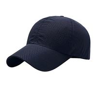 Casquette de baseball pour hommes et femmes Chapeau de camionneur en coton lavé Casquette basse réglable Casquette noire avec croix, Marine, taille unique