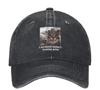 casquette de baseball pour hommes j’ai survécu à la casquette de baseball de mal de ventre d’aujourd’hui Couple Femmes Pare-soleil Trucker Chapeau d’été y2k Cool Outdoor Sun Casquettes de baseball