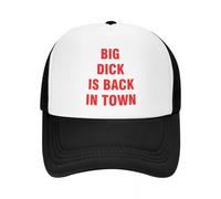 Casquette de Baseball pour Hommes, Personnalisé Big Dick is Back in Town Casquette de Baseball en Plein air Femmes Chapeau de Camionneur réglable pour Hommes Chapeau de Papa d’été, Cadeau