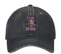 Casquette de Baseball pour Hommes Pur Coton, Je Peux Le réparer Noir Mythe Jeu Casquette de Baseball Chasse Camping réglable Hip hop Papa Chapeaux Unisexe Adolescents élégant Design Snapback Cap