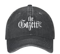 Casquette de Baseball pour Hommes Pur Coton, The Gazette Japon Rock Band Casquette de Baseball Street Style Unisexe Teens Trucker Hat Designer Randonnée Pêche Snapback Cap Cadeau, Cadeaux de Noël
