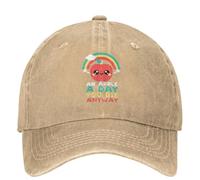 Casquette de Baseball pour Hommes Un Jour Vous mourez de Toute façon drôle Citations Casquette de Baseball Femmes Hommes Pare-Soleil Hip Hop Papa Chapeaux été y2k Retro Sun Casquettes de Baseball