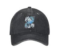 Casquette de Baseball pour Hommes Vintage Undertale sans Skeletons Os Casquettes de Baseball Unisexe en Coton Vieilli Snapback Cap Entraînements Déstructuré Soft Hats Cap Cadeau
