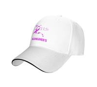 Casquette de Baseball pour la Sensibilisation à la maladie d'Alzheimer Casquette de Sport Casquettes pour Papa