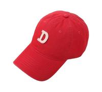 Casquette de baseball pour papa réglable originale classique à profil bas rétro délavé uni casquette hommes femmes Jot677, Rouge, Taille unique