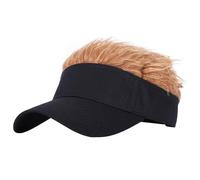 Casquette de baseball pour perruque - Système de couvre-chef réglable de | Bonnet Wigged - Structure souple pour activités de plein air - Chapeau de golf amusant pour homme et femme - Pour