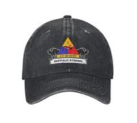 Casquette De Baseball Première Division Blindée, 4E Bataillon, 17E Régiment D'Infanterie, Fort Bliss, Texas Respirante Chapeau De Tennis Sunhat pour Motorcycle Running Homme