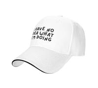 Casquette de Baseball Printemps, Je n’AI Aucune idée de ce Que Je Fais Sports de Plein air décontracté Logo personnalisé Soleil Camionneur Chapeau Couple Femmes réglable