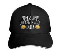 Casquette de Baseball Professional Chicken Nugget Eater - Drôle de pépites de mer Cadeau Casquette de Marin pour Hommes Chapeau de Soleil pour Enfants Homme Femmes PLeisure Cadeaux de Sport