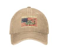 Casquette de Baseball Red Friday Heritage Vintage délavée, Profil Bas, sans Structure