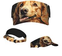 Casquette de baseball réglable avec visière de protection solaire, casquette de plage, casquettes de golf, Golden Retriever, Taille unique