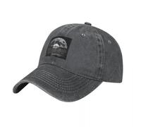 Casquette de Baseball réglable Classic lavé en Denim Vieilli Moonlight Gramophone Record Coton Cowboy Unisex Truck Chapeau de Sport extérieur