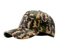 Casquette de baseball réglable en coton pour fille - Photo de rue - Pour femme - Camouflage - Printemps - Protection solaire, 05 modèles, Taille unique