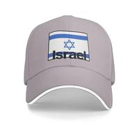 Casquette De Baseball Réglable Israël Drapeau National Unisexe Anti-UV Protection Ajustable Trucker Hip-Hop Cap Broderie Maille Golf Voyages Sport Chapeau Coupe du Monde
