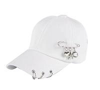 Casquette de baseball réglable punk Hip Hop tendance chapeau décontracté protection solaire cadeaux pour papa, maman, couple, voyage, plein air, homme, maille noire, organisateur de rangement pour