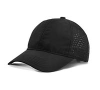 Casquette de Baseball Respirant Maille, Casquette de Camionneur pour Homme, Unisexe Eté Chapeau de Soleil de Sport, Légère Réglable Mesh Cap Séchage Rapide pour Extérieur (XL, Noir)