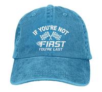 Casquette de Baseball rétro Ajustable Noire « Si tu n'es Pas Premier, tu ES
