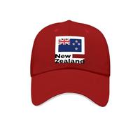 Casquette De Baseball Rétro Ajustable Nouvelle-Zélande Drapeau National Style Classique Anti Soleil Unisexe Outdoor Coupe du Monde