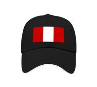 Casquette De Baseball Rétro Ajustable Pérou Drapeau National Style Classique Anti Soleil Unisexe Outdoor Coupe du Monde