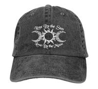 Casquette de baseball rétro ajustable « Vivre selon le soleil, aimer selon