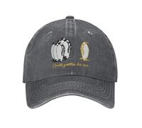 Casquette de Baseball rétro Je Dois Juste être Moi pour Hommes Femmes Casquette Snapback lavée Drôle Penguin Casquette Souple Non structurée