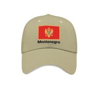 Casquette De Baseball Rétro Unisexe Réglable Monténégro Drapeau National Boucle Métal Style Trucker Sport Golf Voyage Coupe du Monde