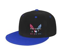 Casquette De Baseball Rose Ou Bleu, on t'aime Bord Plat Casquettes Adjustable Baseball Cap Anti UV Casquettes De Golf pour Running Camping Cyclisme