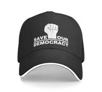 Casquette de Baseball Sauver la démocratie Rétro Vote Élection Sandwich Hommes Femmes Couvre-Chef réglable Sport Cadeau