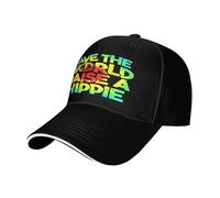 Casquette de Baseball Sauver Le Monde Raise A Hippie Cap Casquette Hommes Casquette Mâle pour Femmes Homme Chapeau Cadeau