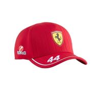 PUMA Scuderia Ferrari F1 Casquette Lewis Hamilton Enfant 2025 - Rouge - Taille Unique