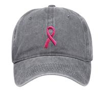 Casquette De Baseball Sensibilisation Cancer du Sein Unisexe Cancer du Sein Rose Octobre Casquette pour La Sensibilisation Cancer du Sein Chapeau De Sport Casquette De Visière