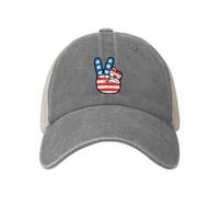 Casquette De Baseball Signe De Paix Amérique Baseball Cap Classic Casquettes De Golf Respirante Trucker Caps pour Running Randonnée Camping